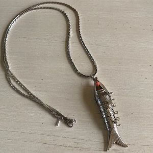 Monet Wiggly Fish Necklace